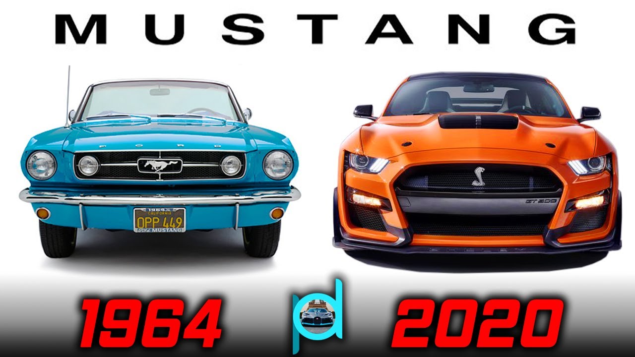 The EVOLUTION of The FORD MUSTANG - The Best American Muscle Car!