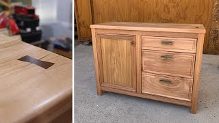 Construcción de un MUEBLE con diferentes TECNICAS de CARPINTERIA