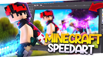 Creating a Minecraft Thumbnail with Blender | Speedart [40]