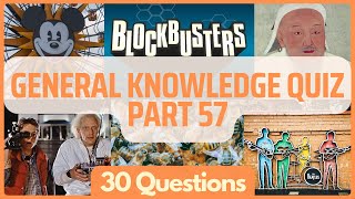 General Knowledge Pub Quiz Trivia | Part 57