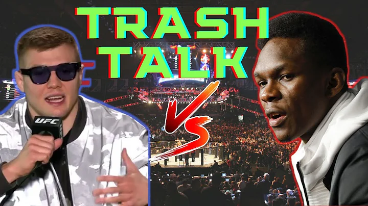 Israel Adesanya vs. Marvin Vettori Trash Talk Highlights and Compilation