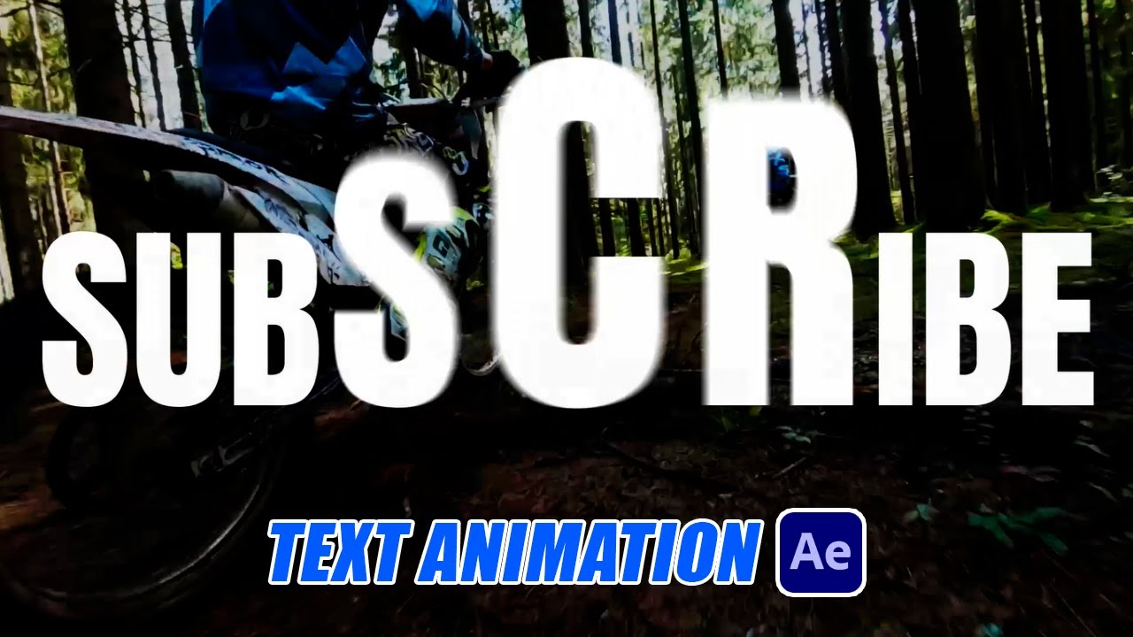 Creative SCALE Text Animation in after effect | Tutorial I - YouTube