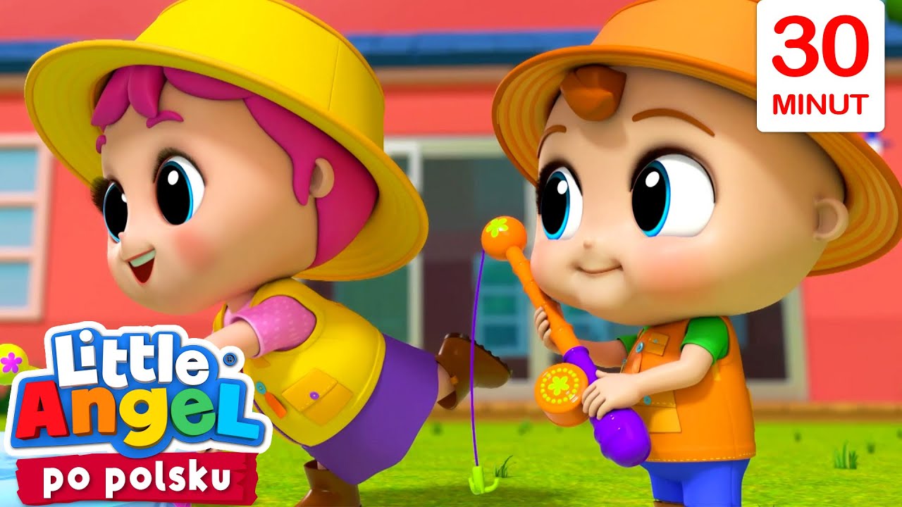 Zawody wędkarskie | Piosenki Dla Dzieci 👼🏻 Little Angel Po Polsku 30