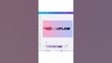 Color Flow text effect in Canva. #texteffect #canvadesign #canva #coloreffect #inkflow #canvatricks