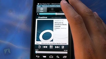 OverDrive Media Console by OverDrive Inc. | Droidshark.com Video Review for Android