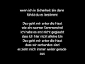 Tim Bendzko - Unter die Haut (Lyrics)
