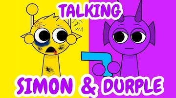 Talking Tom Cat but with Simon and Durple Sprunki - Talking Simon and Durple