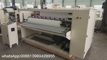 小盘纸分切机 Maxi roll small bobbin slitting machine
