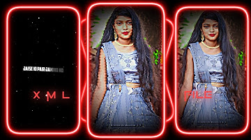 Main Phir Bhi Tumko Chahunga 💖Xml File🔰 Hindi Song XML file 🗃️ XML file Hindi Song 🔰 Alighat Motion🔰