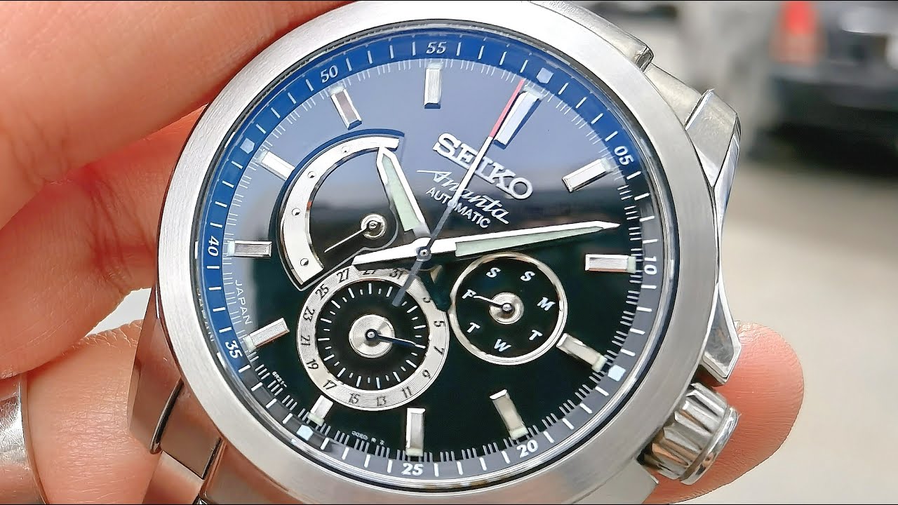 0982298881] Seiko Brightz Ananta Day Date Power Reserve 42mm SAEC011 | ICS  Authentic - YouTube