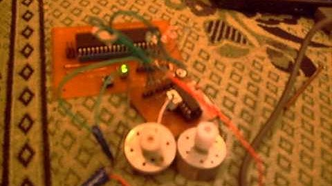 ATMega32 + L293D управление моторами