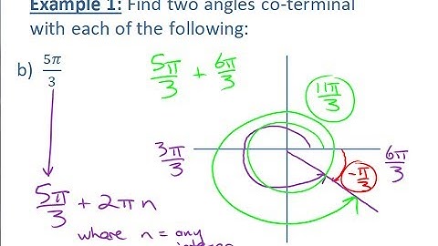Co-Terminal Angles • [4.1f] PRE-CALCULUS 12