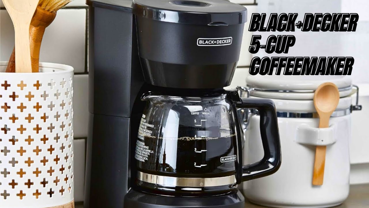 BLACK+DECKER 5-Cup Coffeemaker | Black+Decker 5-Cup coffee maker review |  Best small coffee maker