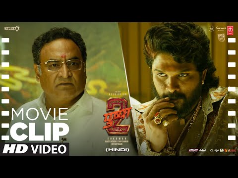 PUSHPA 2 CM Refuses To Take Picture With Pushpa Hurts The Ego Allu Arjun Movie Dialogue Clip