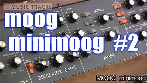 MOOG minimoog #2 Demo&Review [English Captions]