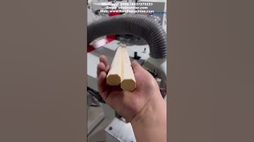 Octangle Shape Wooden Rod Making Machine-How to Make Badminton Racket Handle