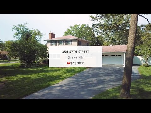 354 57Th Street, Clarendon Hills, IL home video tour