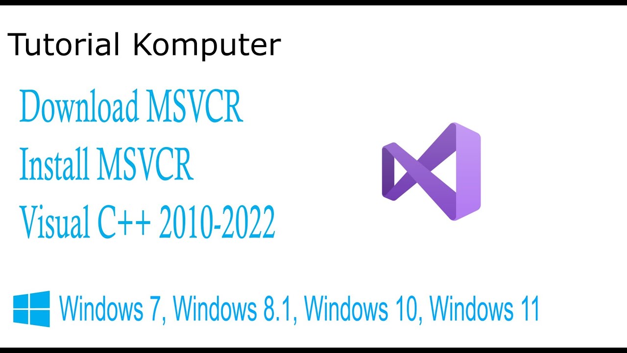 Cara Download, Install, Update Microsoft Visual C++ VC Redist Runtime ...