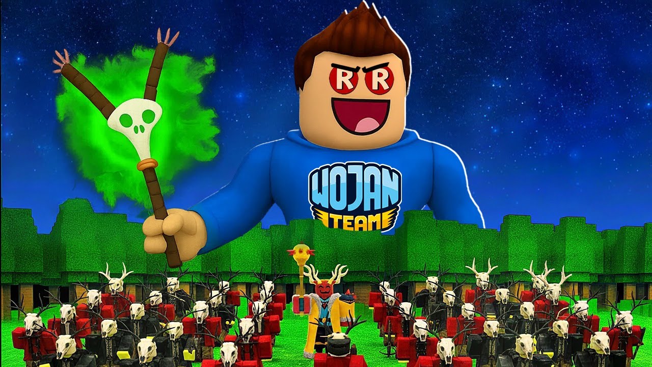 Stworzyłem ARMIĘ aby PRZETRWAĆ 100 NOCY 🌙 w LESIE w Roblox!