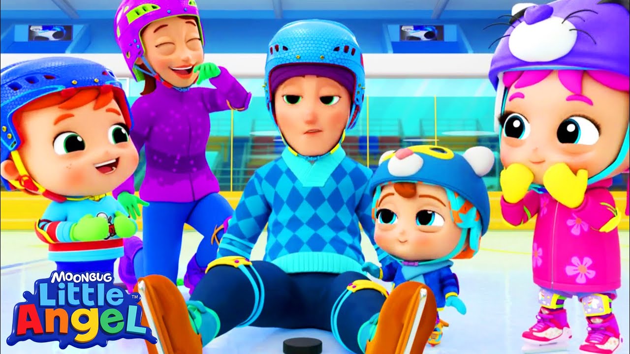 Be Safe on the Ice | Animal Learning Videos | Little Angel Kids Songs & Nursery Rhymes