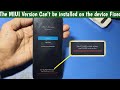 Redmi note 8 pro MIUI Version can't be installed on the device Fixed dead boot after flash fix