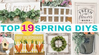  ABSOLUTE Top 19 BEST Spring DIY Decor On A Budget!  |  Some MUST SEE DOLLAR TREE DIYS!