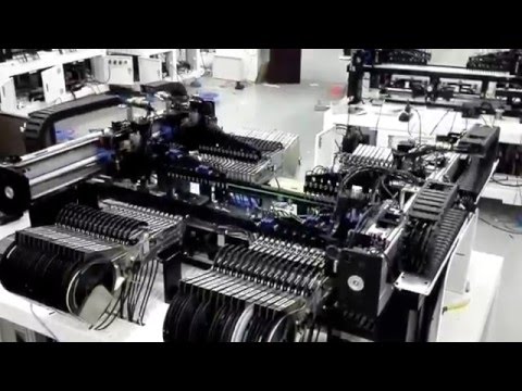 linear motor driver four module SMT，使用直线电机驱动的SMT贴片机