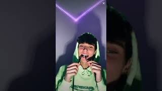 Josh Richards #tonguechallenge tutorial, tiktok live