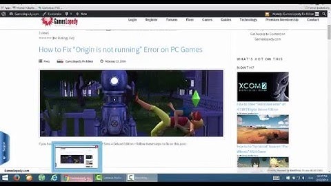 How to Fix "Origin is not running" Problem on Sims 4 Deluxe Edition Game