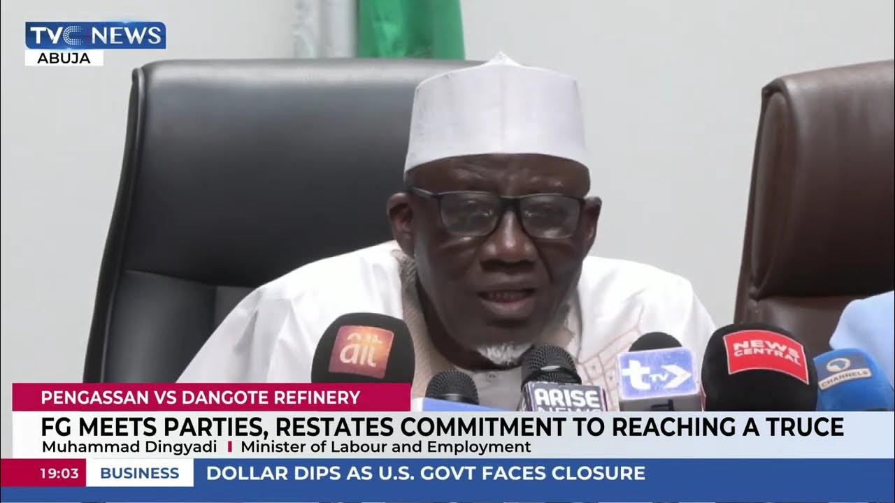 FG Meets PENGASSAN, Dangote Officials Over Trade Dispute