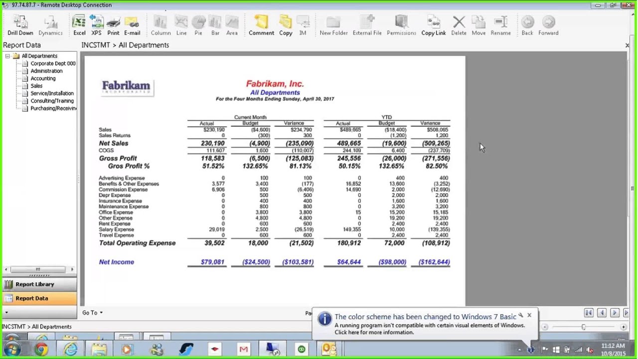 management reporter for financial reporting youtube microsoft financial report