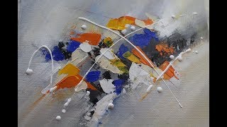 Acrylmalerei - Acrylic Painting - Abstraktes Acrylbild - Peinture Abstracte - Daily Painting 09