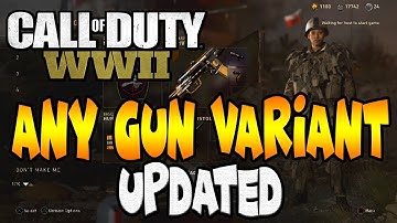 COD WWII - How To Unlock Any Gun Variant For Competitive UMG / GB UPDATED!! (WW2 Tips)