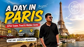 Paris Travel Vlog | A Day Trip to the France 🇫🇷  Eiffel Tower | Paris Church | Louvre Museum | 🇪🇺