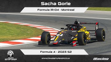 iRacing - 23S2 - Formula iR-04 - Formula 4 - Montreal - SG