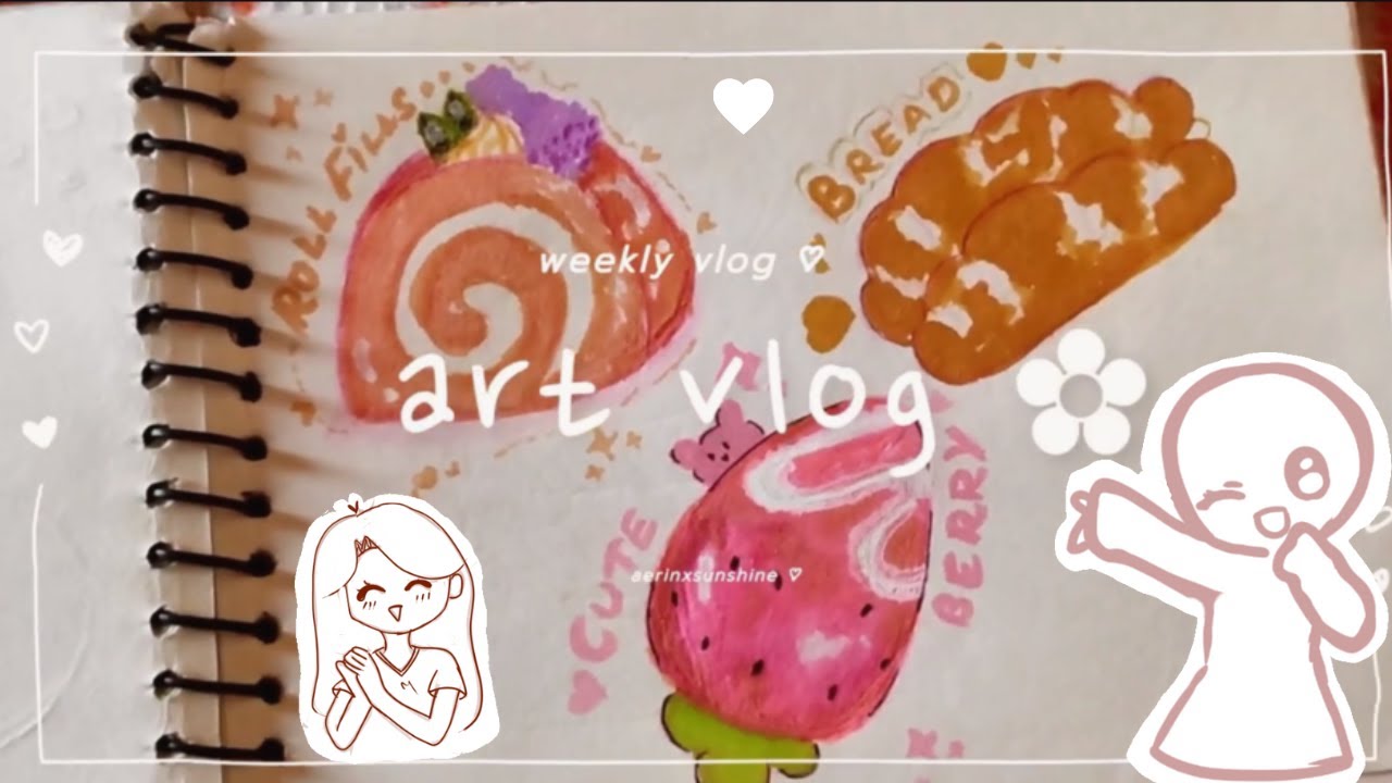 Draw with Me ♡ | Calm Art Vlog