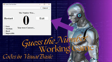 How to make a Simple Guess the Number Game By Using Visual Basic 2010 Express (Codes in Description)