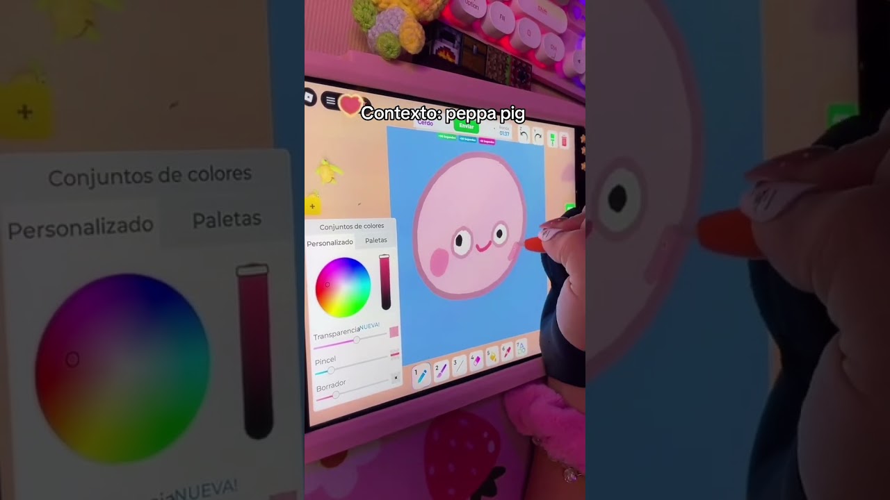 Peppa pig #karlyfuun #speeddrawing #speeddrawroblox #roblox #robloxfyp #shortsroblox #peppapig