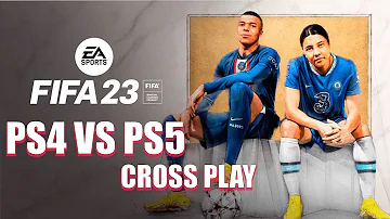 HOW TO PLAY FIFA 23 PS4 VS PS5 ONLINE FRIENDLIES CROSS PLAY