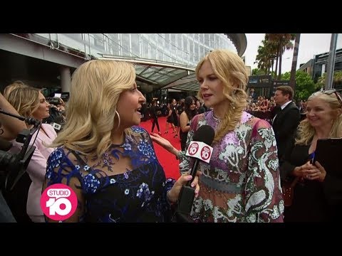 Nicole Kidman, Simon Baker & Tom Gleeson On The AACTA Awards Red Carpet | Studio 10