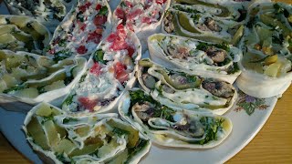 Топ 5 лучших начинок для закусок из лаваша/ Закуски к праздничному столу/ Рулет из лаваша/ лаваш Топ 5 лучших начинок для закусок из лаваша/ Закуски к праздничному столу/ Рулет из лаваша/ лаваш