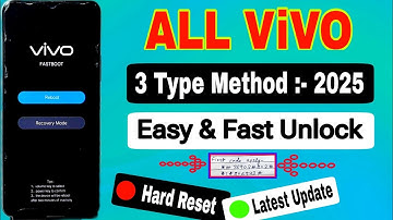 With Proof Code 👉Unlock Vivo Mobile Pin Pattern Password Lock (2025 Method) Vivo Ka Lock Kaise Tode