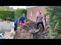 Vlog #12. Stucen en de drainage is af! Het zwembad komt steeds meer af! Huize Hogervorst