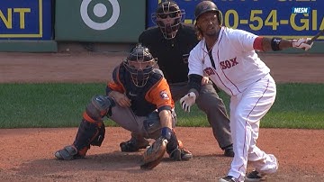 HOU@BOS: Hanley launches a two-run homer to left