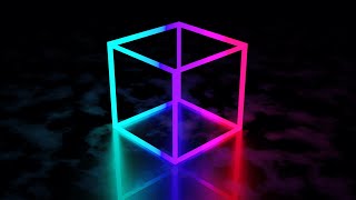 Rainbow Wire-frame Cube Tutorial