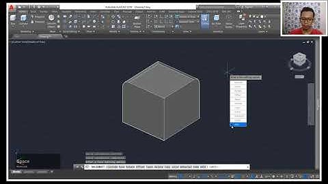 AutoCAD Remove Fillet On 3D Model Tutorial