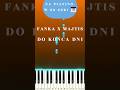 Fanka x Majtis – Do końca dni 🎹 | Piano Cover | YouTube Shorts