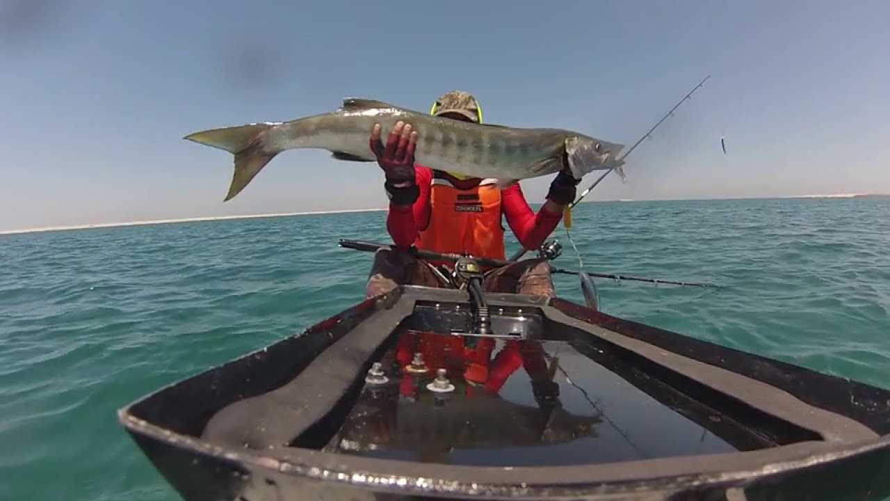 Kayak fishing in Dubai Jebel Ali YouTube