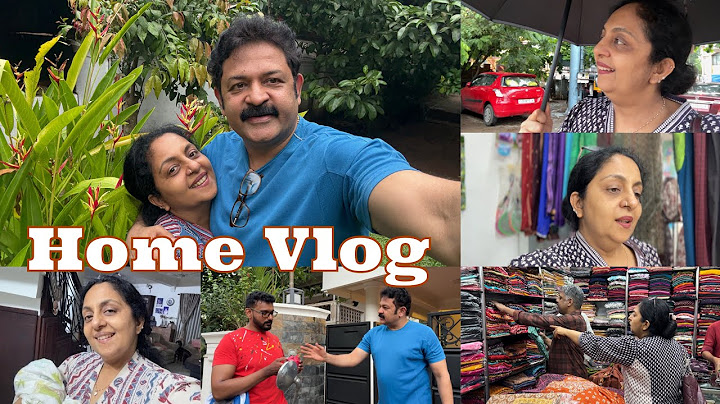 Home Vlog | Sindhu Krishna