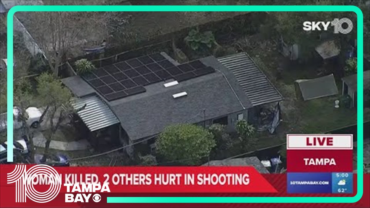 Woman killed, 2 others hurt in Tampa shooting; officers fire toward ...